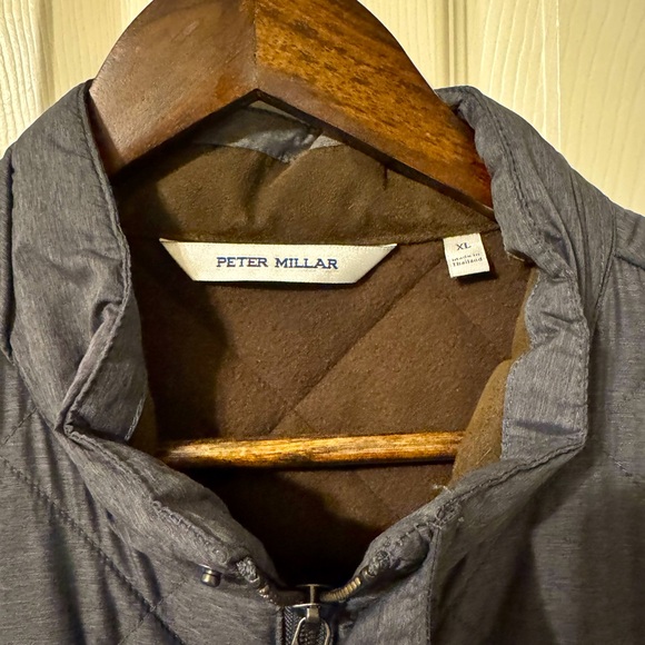 Peter Millar Norfolk Bomber Jacket, Medium Gray, XL, Like New - Picture 2 of 11